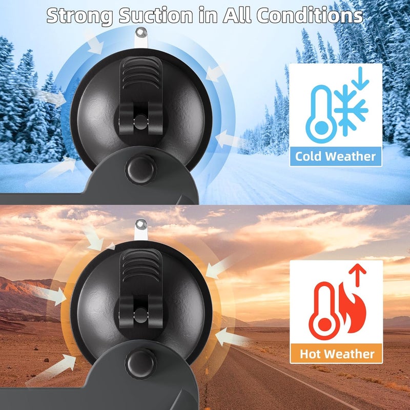 DAIERTEK Starlink Mini Suction Cup Mount, Starlink Mini Sunroof Mount, Waterproof, for Car, Rv, Grey - Image 4